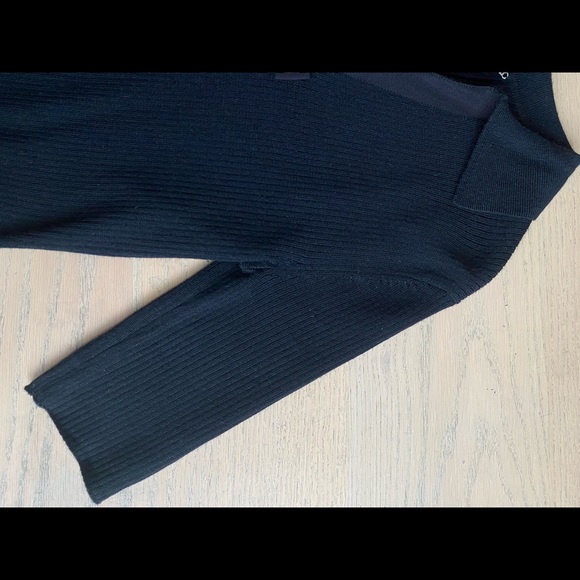 Black on black Pink Tartan merino sweater - Picture 4 of 5